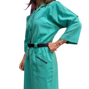 Will of California 80s Mint Work Dress